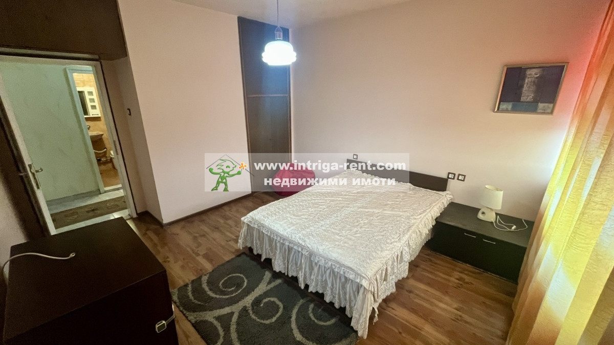 №4057 Двустаен, обаведен апартамент под наем в квартал Училищни, Хасково.