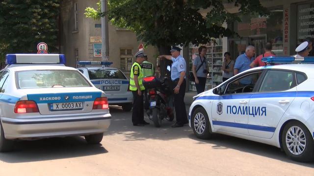 Масирана полицейска акция в Хасково